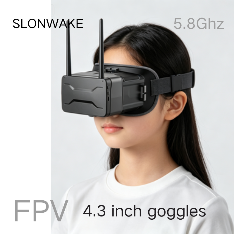 Drone Racing Battery - 5.8G FPV Goggles 4.3 Inch 480*272