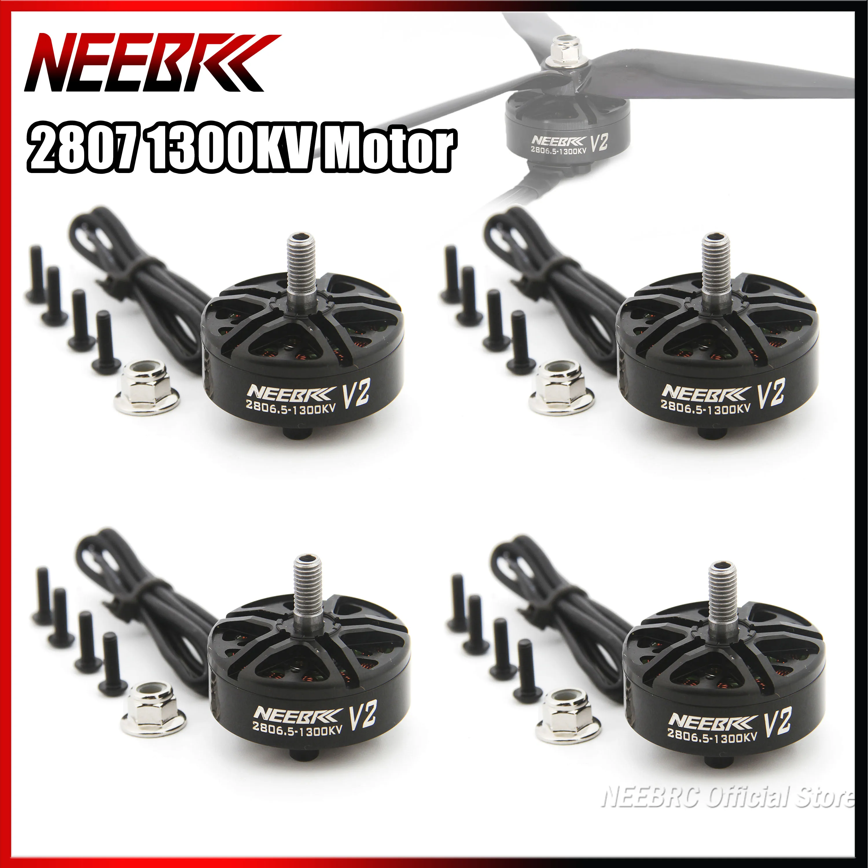 4pcs NEEBRC 2807 2806.5 1300KV - Drone Racing Esc recension och pris