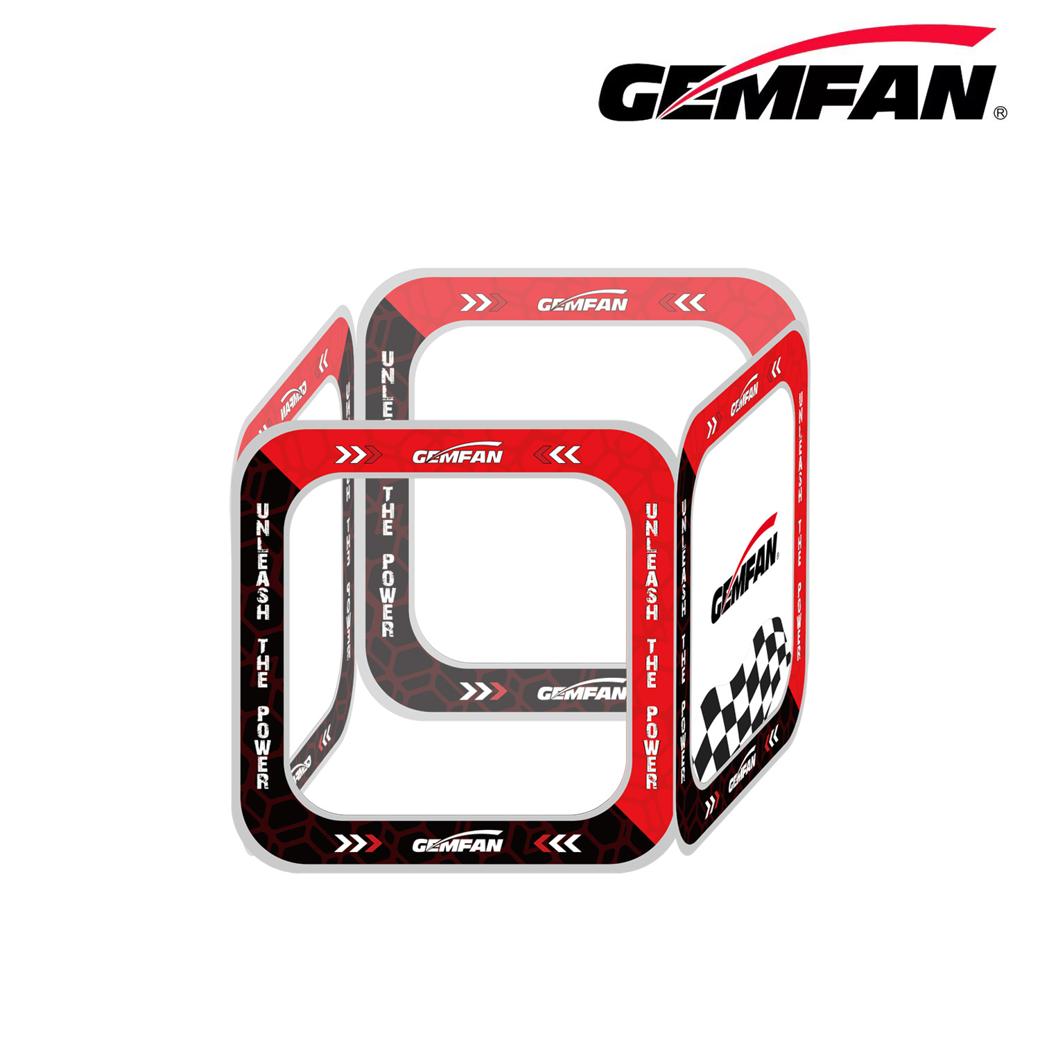 Gemfan AC-SM-6 FPV Racing Dron - Drone Racing Flag recension och pris