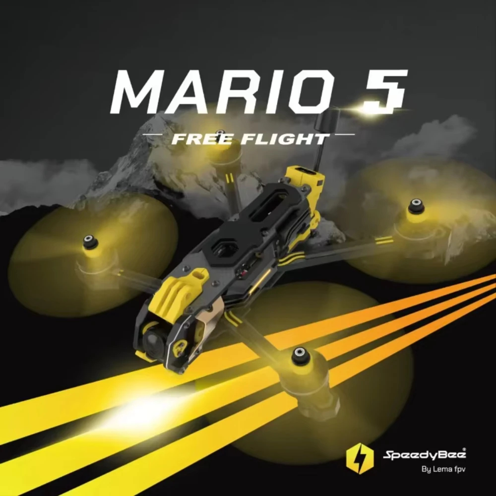 Speedybee Mario 5 O4 Frame Kit - Drone Racing Frame recension och pris
